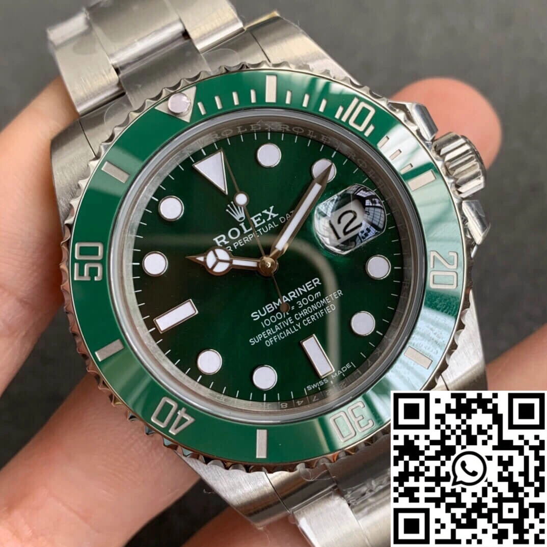 Rolex Submariner 116610LV 40MM ZZ Factory V2S Green Dial