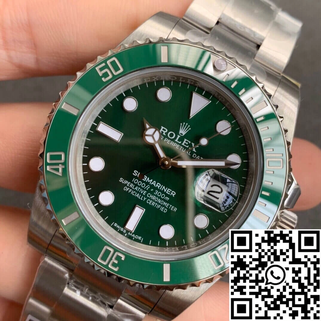 Rolex Submariner 116610LV 40MM ZZ Factory V2S Green Dial