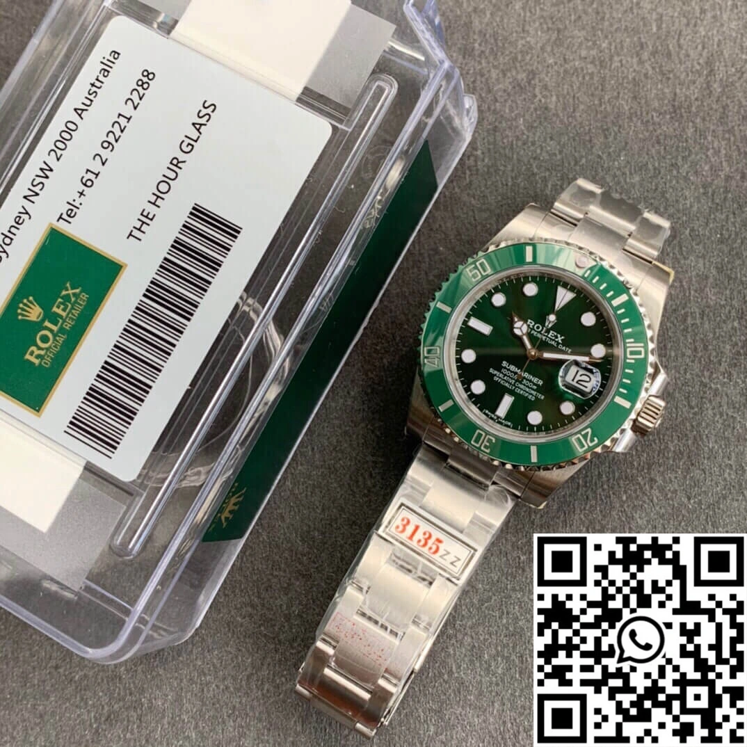 Rolex Submariner 116610LV 40MM ZZ Factory V2S Green Dial