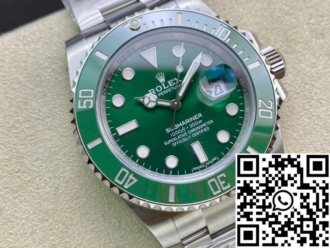 Rolex Submariner 116610LV-97200 Clean Factory V4 Green Dial