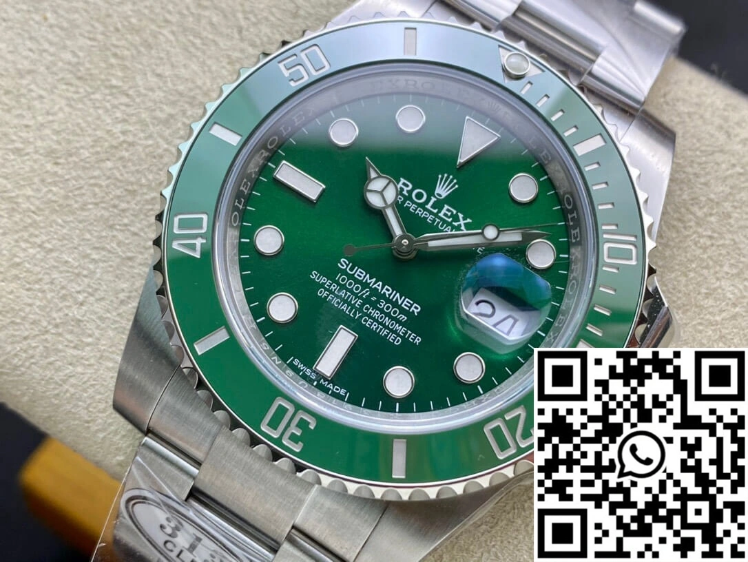 Rolex Submariner 116610LV-97200 Clean Factory V4 Green Dial