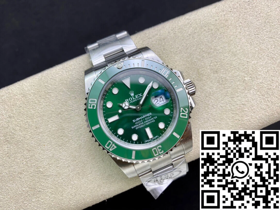 Rolex Submariner 116610LV-97200 Clean Factory V4 Green Dial