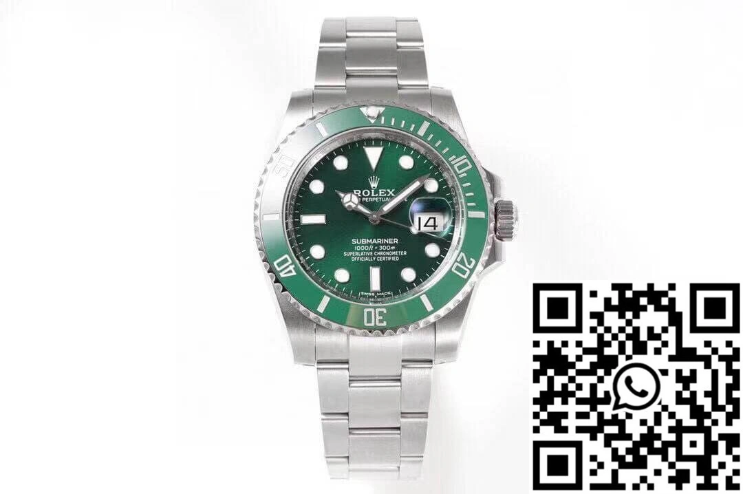Rolex Submariner 116610LV-97200 ZF Factory Green Dial Stainless Steel Strap