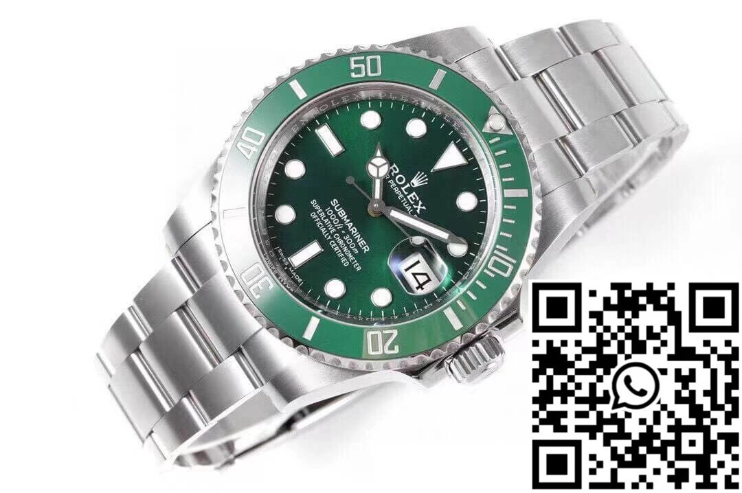 Rolex Submariner 116610LV-97200 ZF Factory Green Dial Stainless Steel Strap