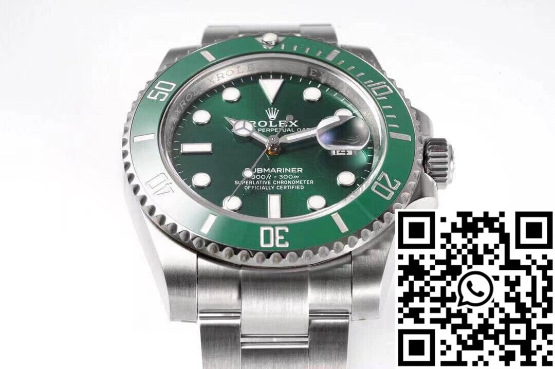 Rolex Submariner 116610LV-97200 ZF Factory Green Dial Stainless Steel Strap