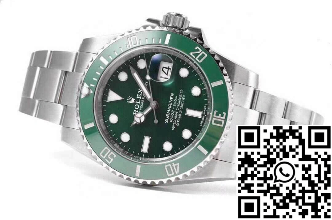 Rolex Submariner 116610LV-97200 ZF Factory Green Dial Stainless Steel Strap
