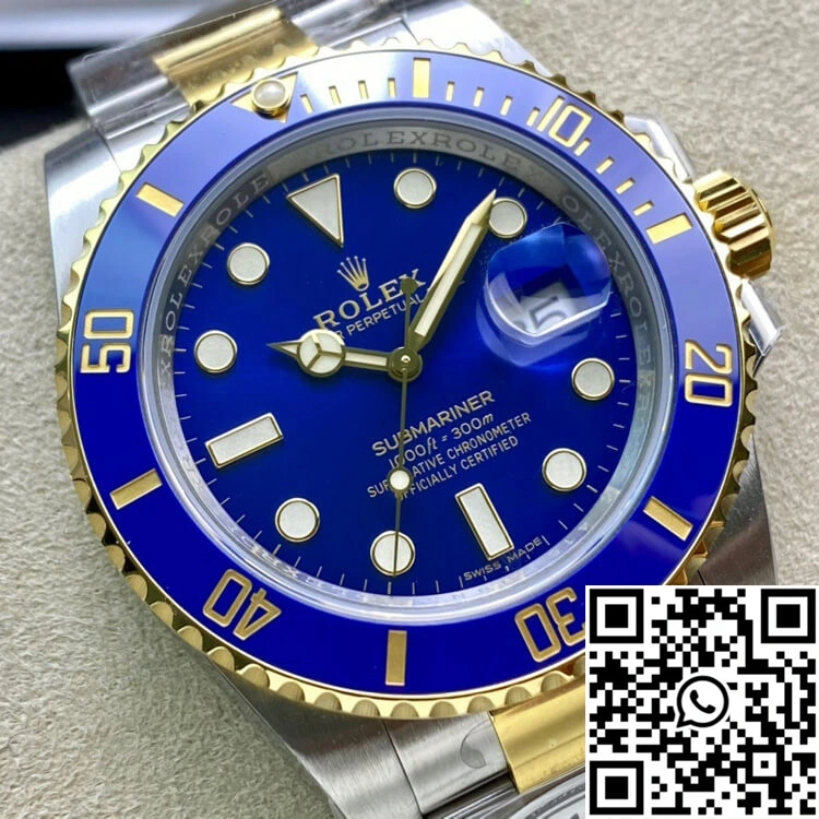 Rolex Submariner 116613LB-97203 Clean Factory V4 Blue Dial