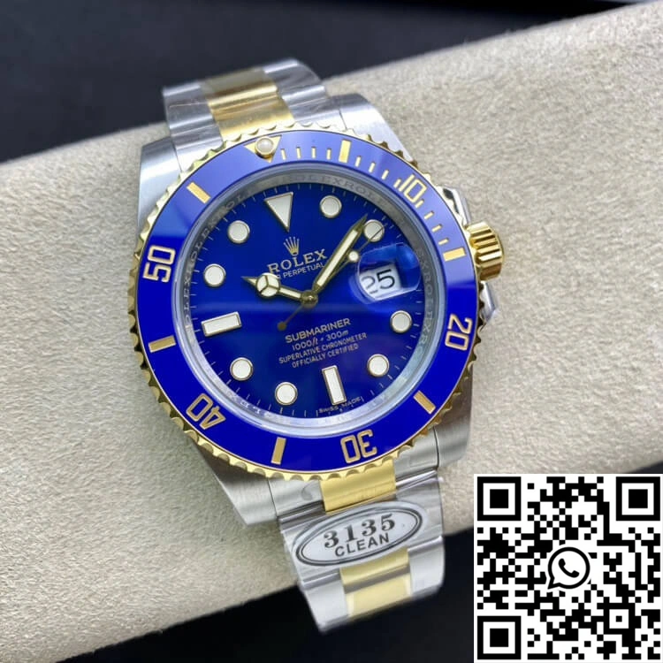 Rolex Submariner 116613LB-97203 Clean Factory V4 Blue Dial