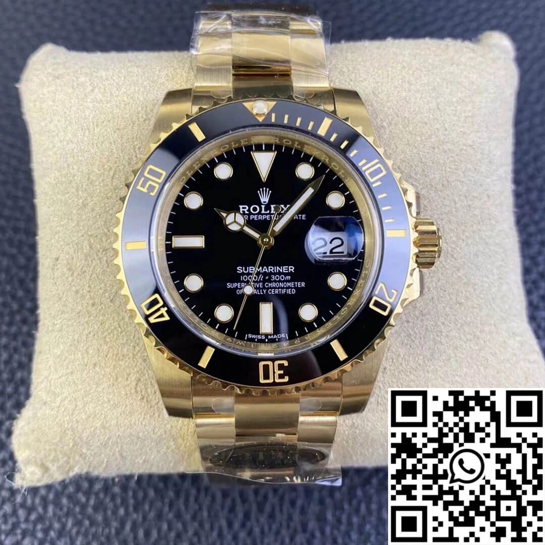 Rolex Submariner 116618LN-97208 Clean Factory Yellow Gold
