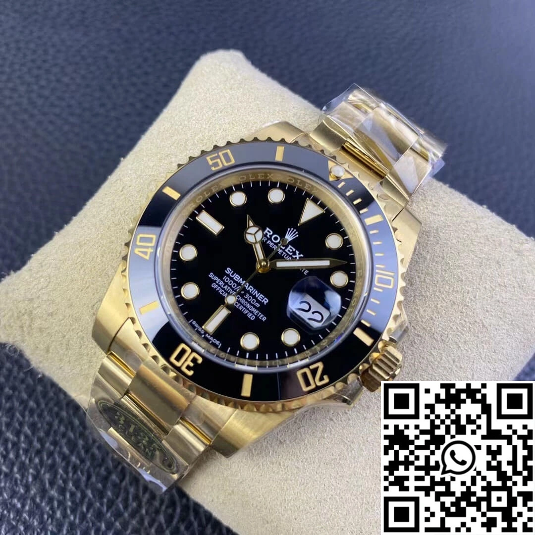 Rolex Submariner 116618LN-97208 Clean Factory Yellow Gold