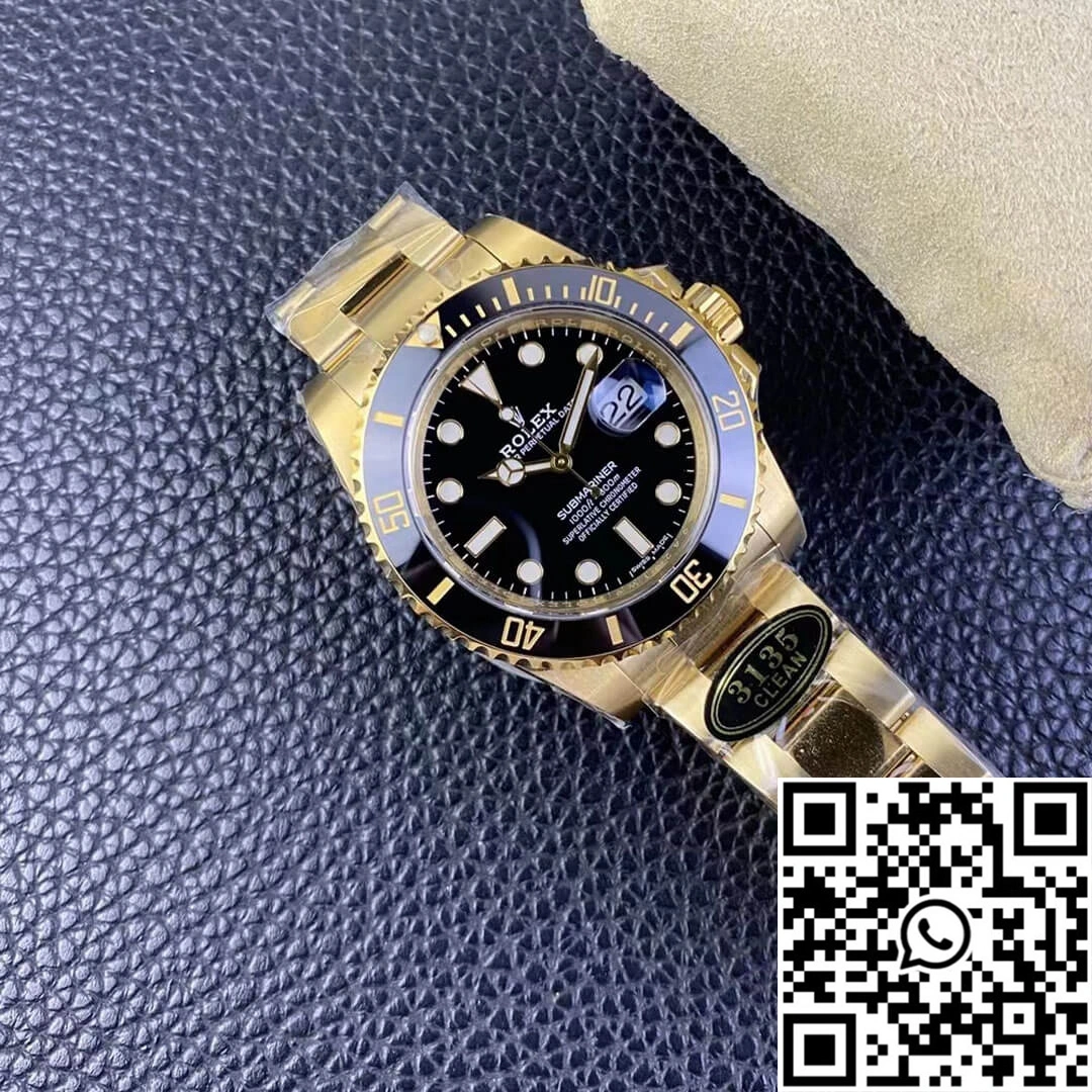Rolex Submariner 116618LN-97208 Clean Factory Yellow Gold