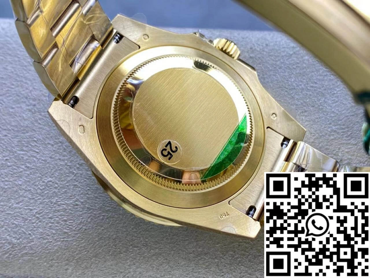 Rolex Submariner 116618LN-97208 VS Factory Yellow Gold Black Dial