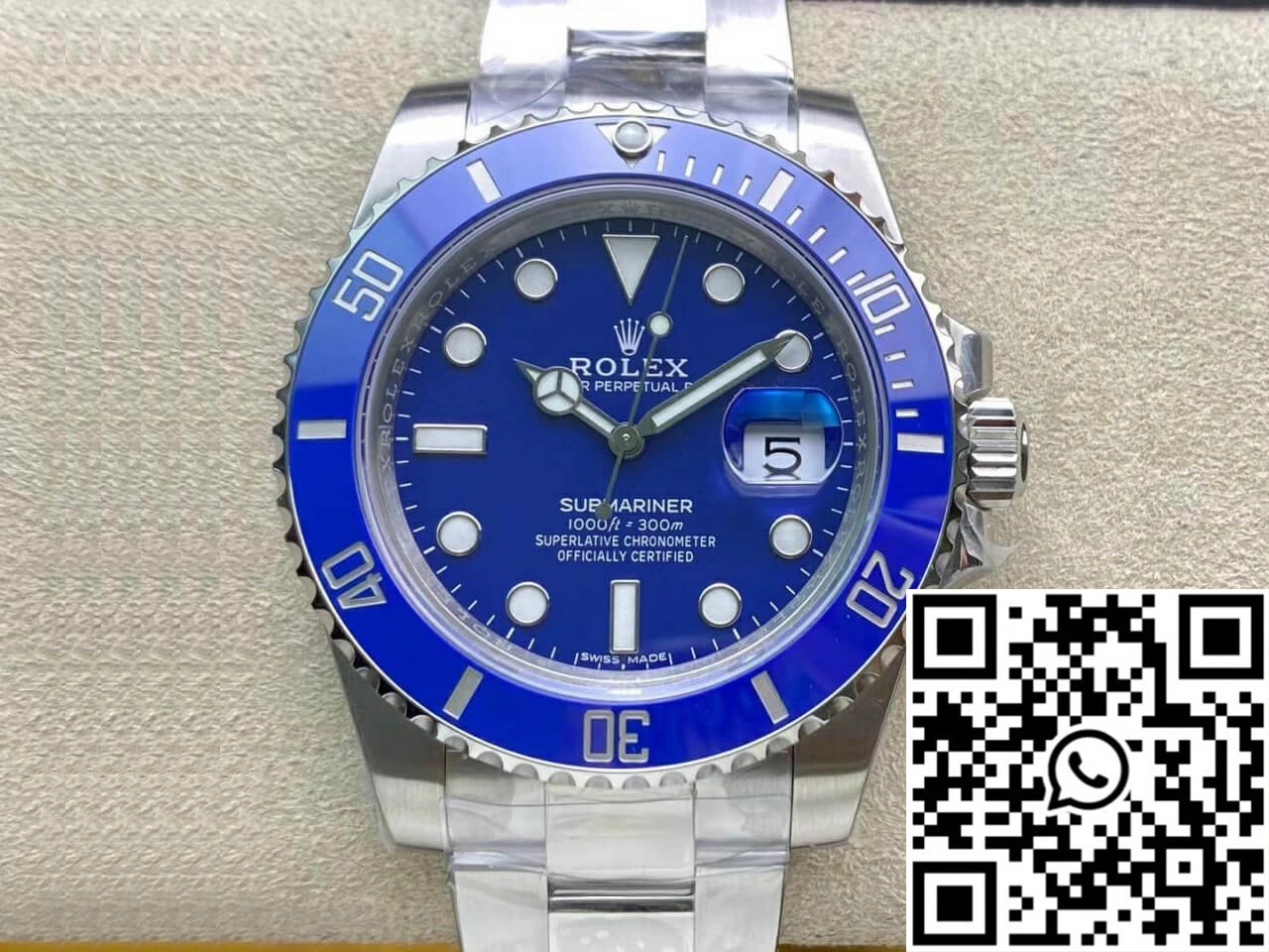 Rolex Submariner 116619LB-97209 VS Factory Blue Dial