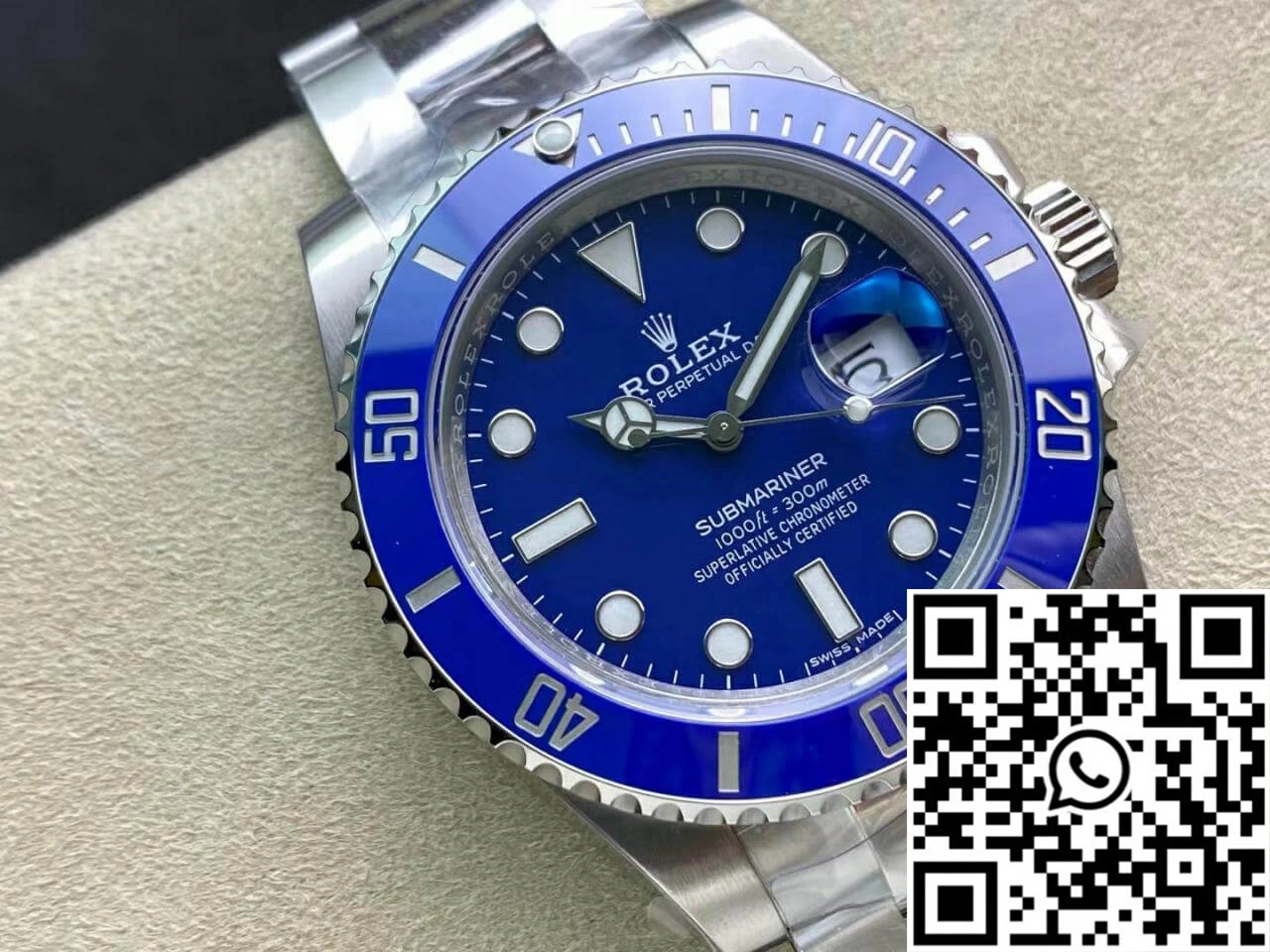 Rolex Submariner 116619LB-97209 VS Factory Blue Dial