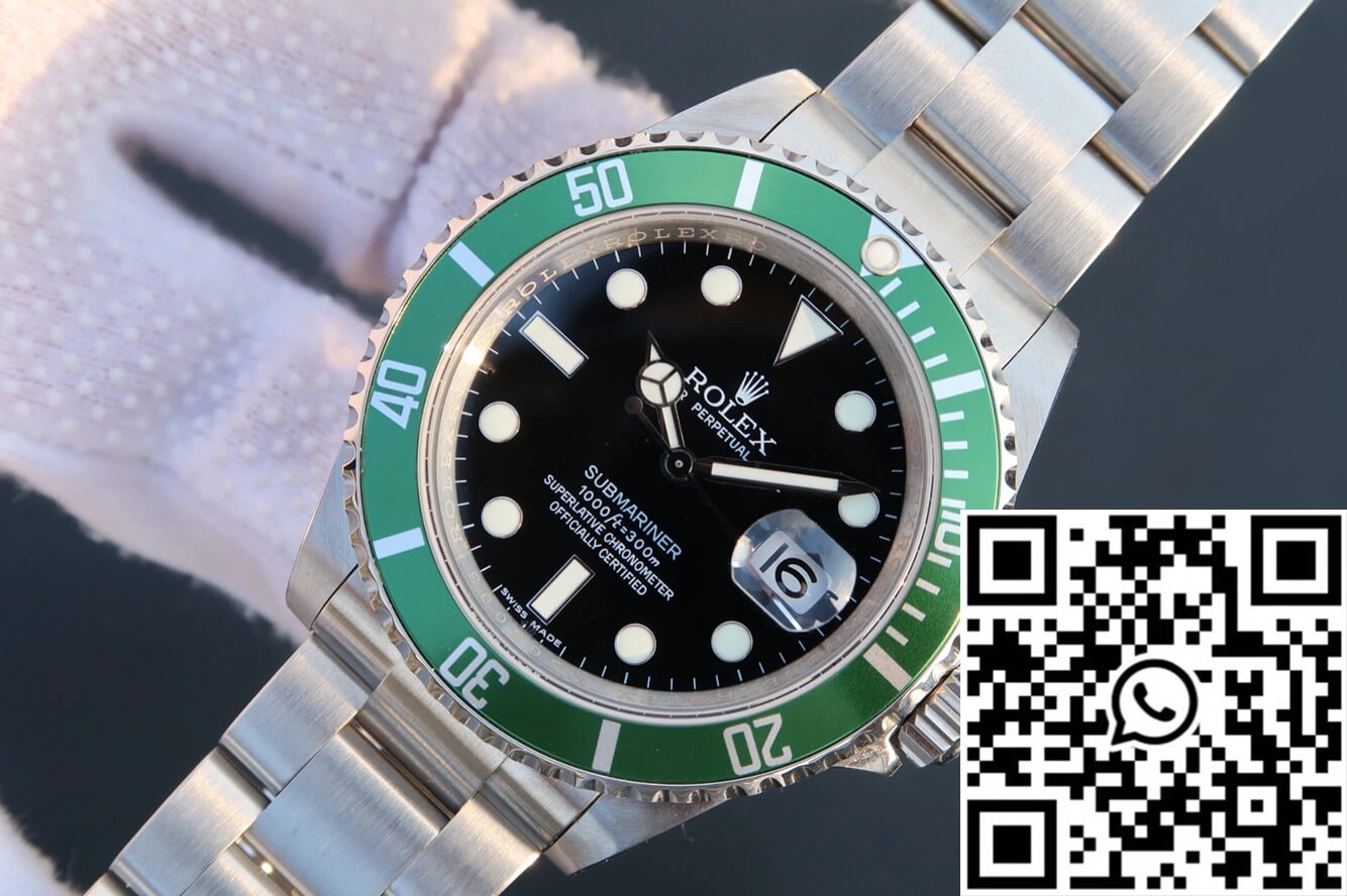 Rolex Submariner 16610LV-93250 JF Factory Green Bezel