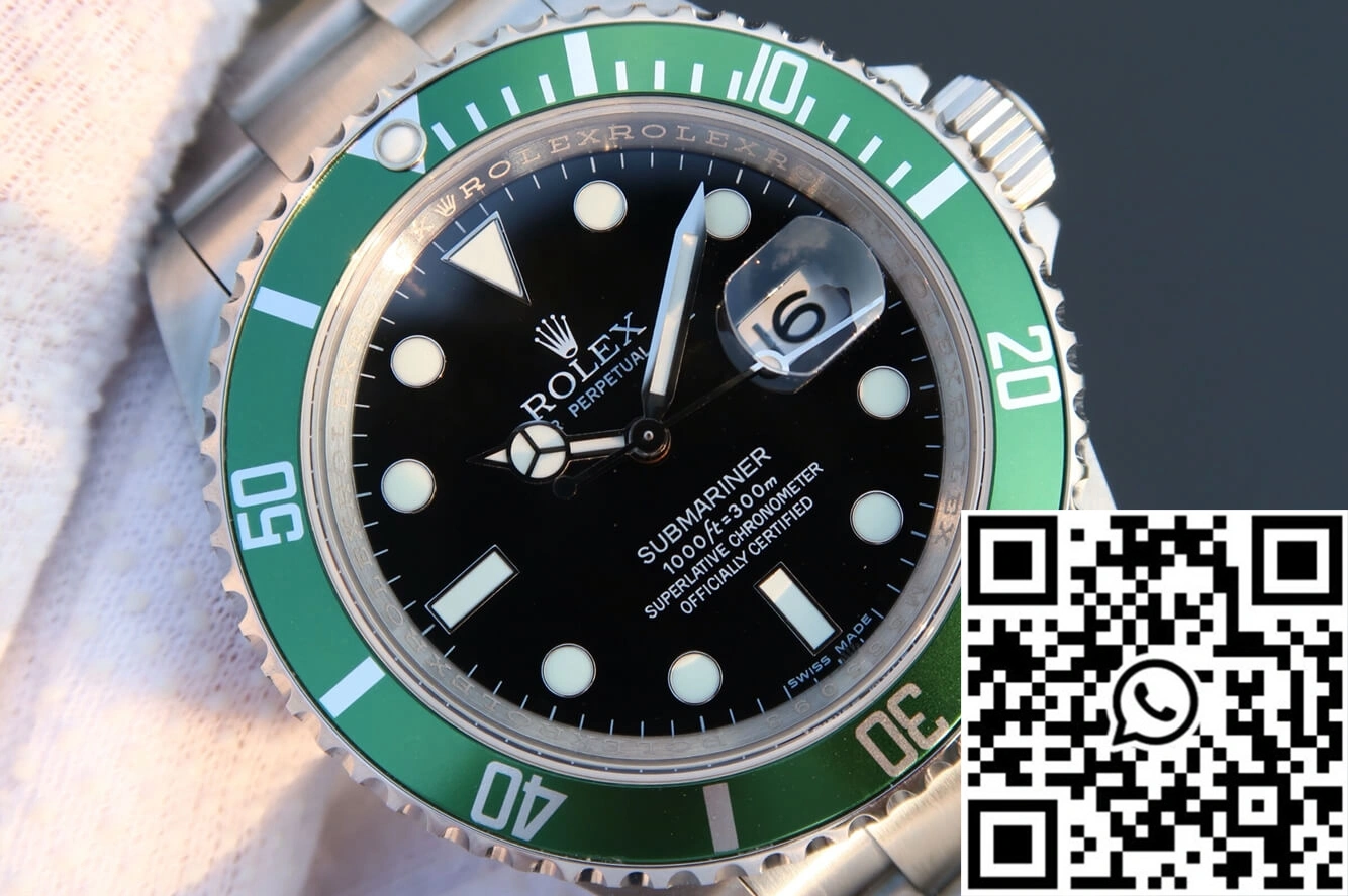 Rolex Submariner 16610LV-93250 JF Factory Green Bezel