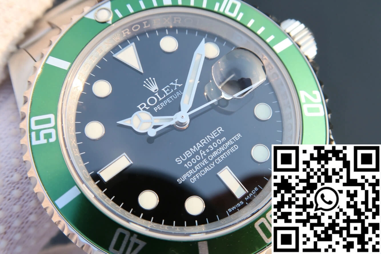 Rolex Submariner 16610LV-93250 JF Factory Green Bezel