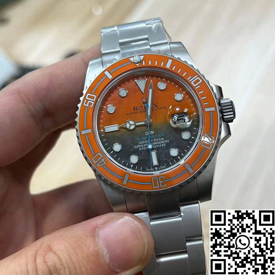 Rolex Submariner DIW Persimmon VS Factory Orange And Black Dial