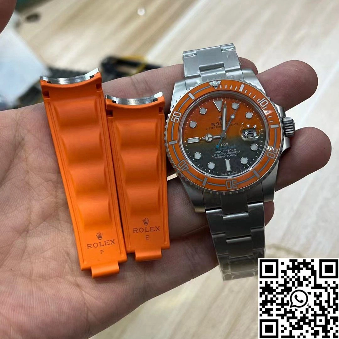 Rolex Submariner DIW Persimmon VS Factory Orange And Black Dial