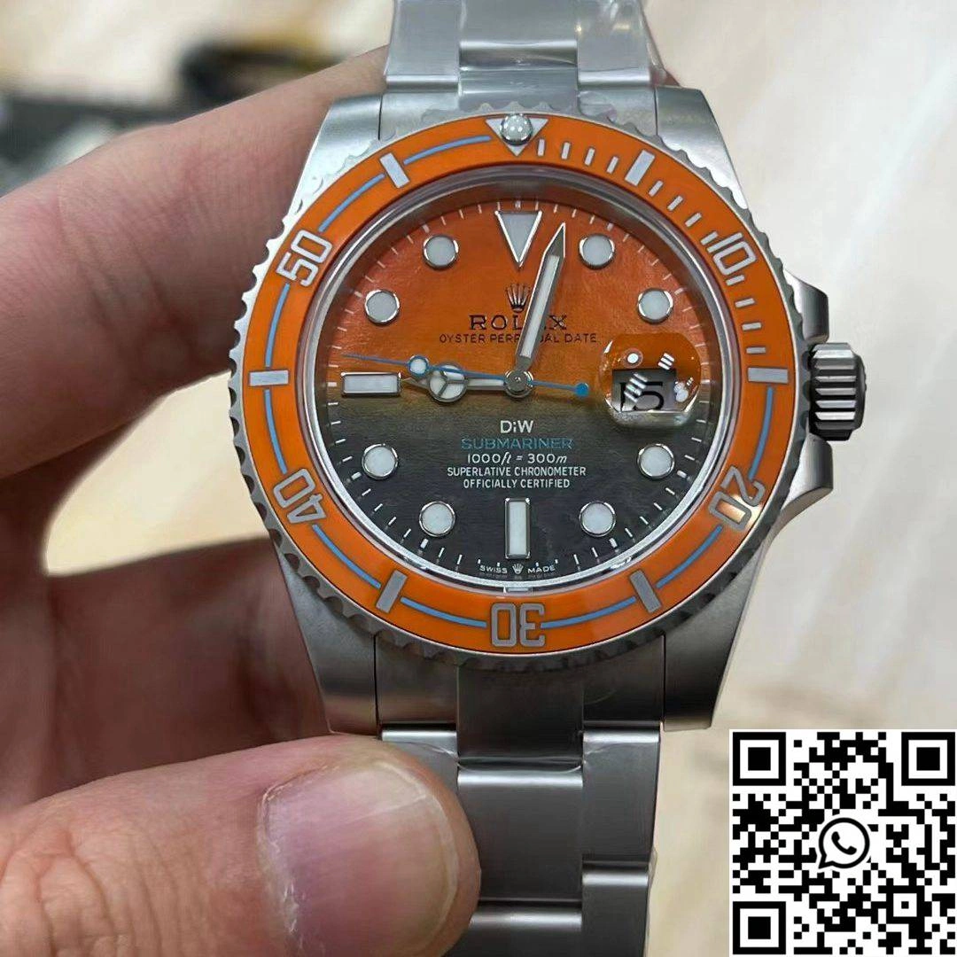 Rolex Submariner DIW Persimmon VS Factory Orange And Black Dial
