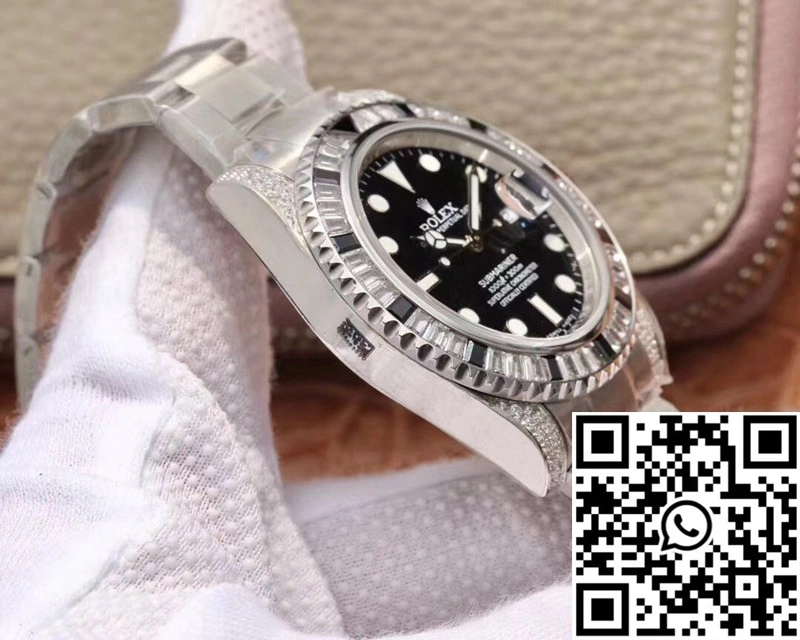 Rolex Submariner Date 116610LN Diamond Customized Edition GS Factory Black Dial