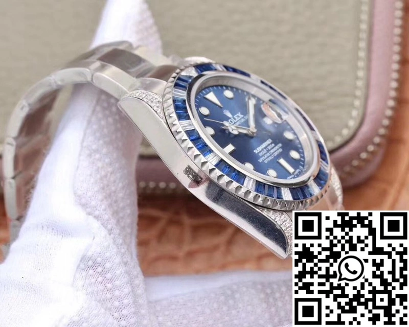 Rolex Submariner Date 116619LB Diamond Customized Edition GS Factory Blue Dial