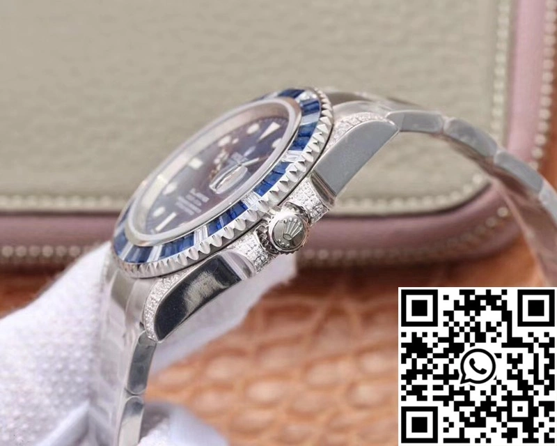 Rolex Submariner Date 116619LB Diamond Customized Edition GS Factory Blue Dial