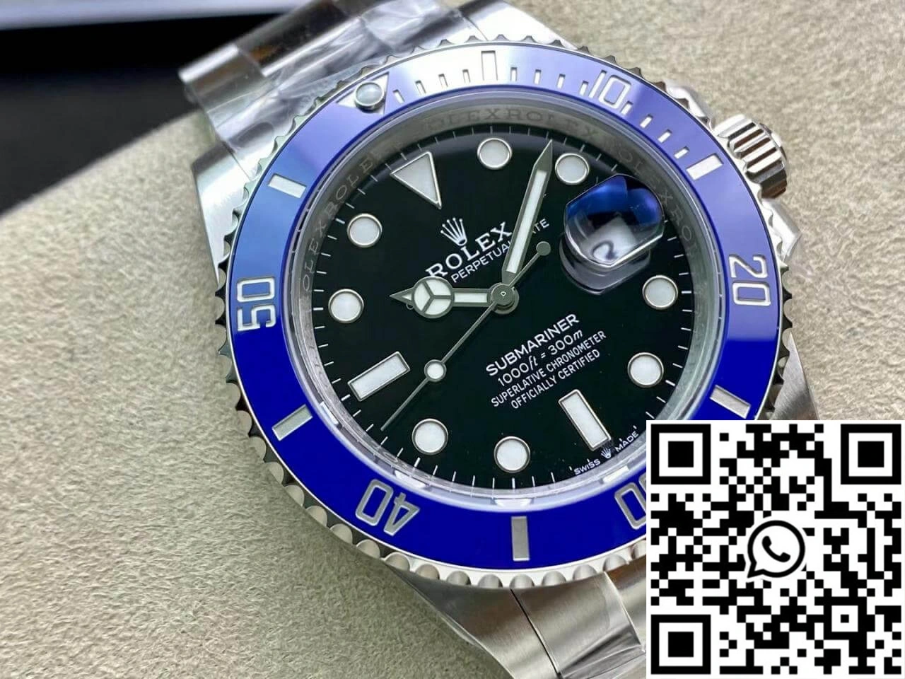 Rolex Submariner M126619LB-0003 41MM VS Factory Blue Bezel