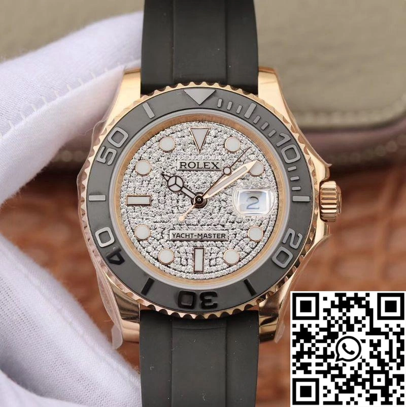 Rolex Yacht Master 116655 40mm Diamond Dial