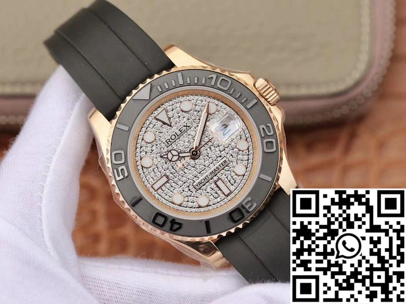 Rolex Yacht Master 116655 40mm Diamond Dial