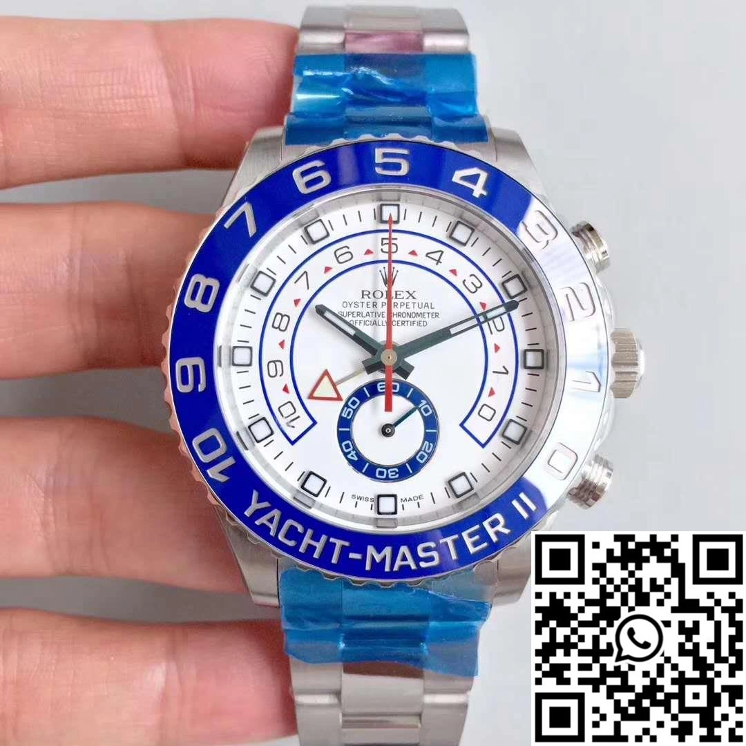 Rolex Yacht-Master II 116680 JF Factory White Dial