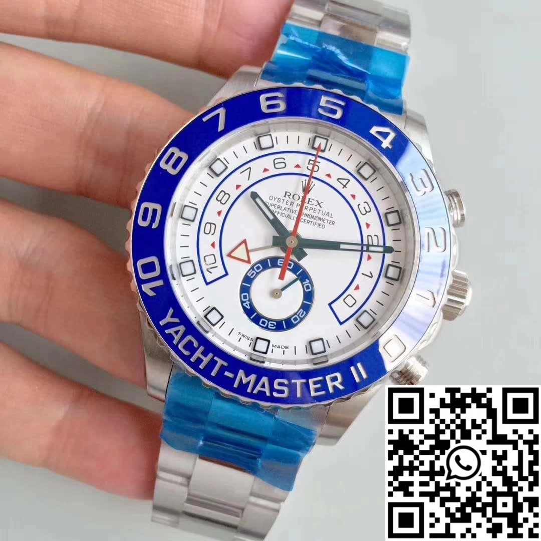 Rolex Yacht-Master II 116680 JF Factory White Dial