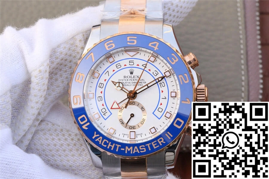 Rolex Yacht-Master M116681-0002 JF Factory White Dial