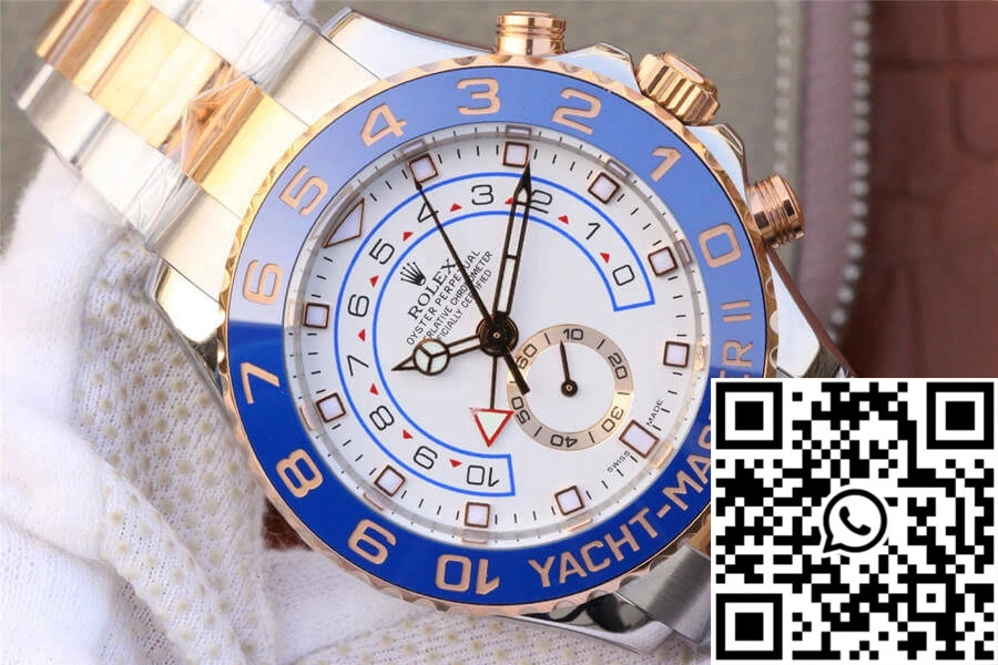 Rolex Yacht-Master M116681-0002 JF Factory White Dial