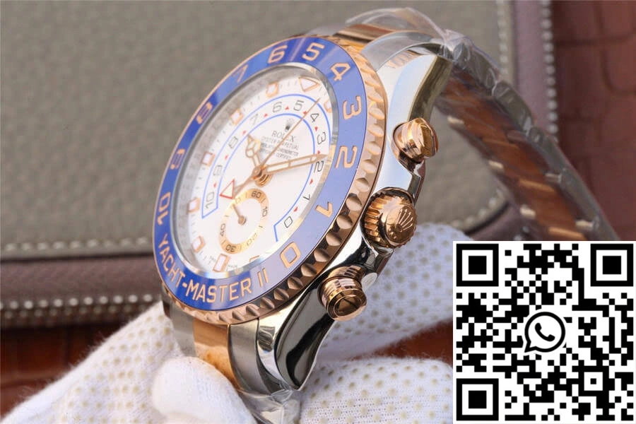 Rolex Yacht-Master M116681-0002 JF Factory White Dial