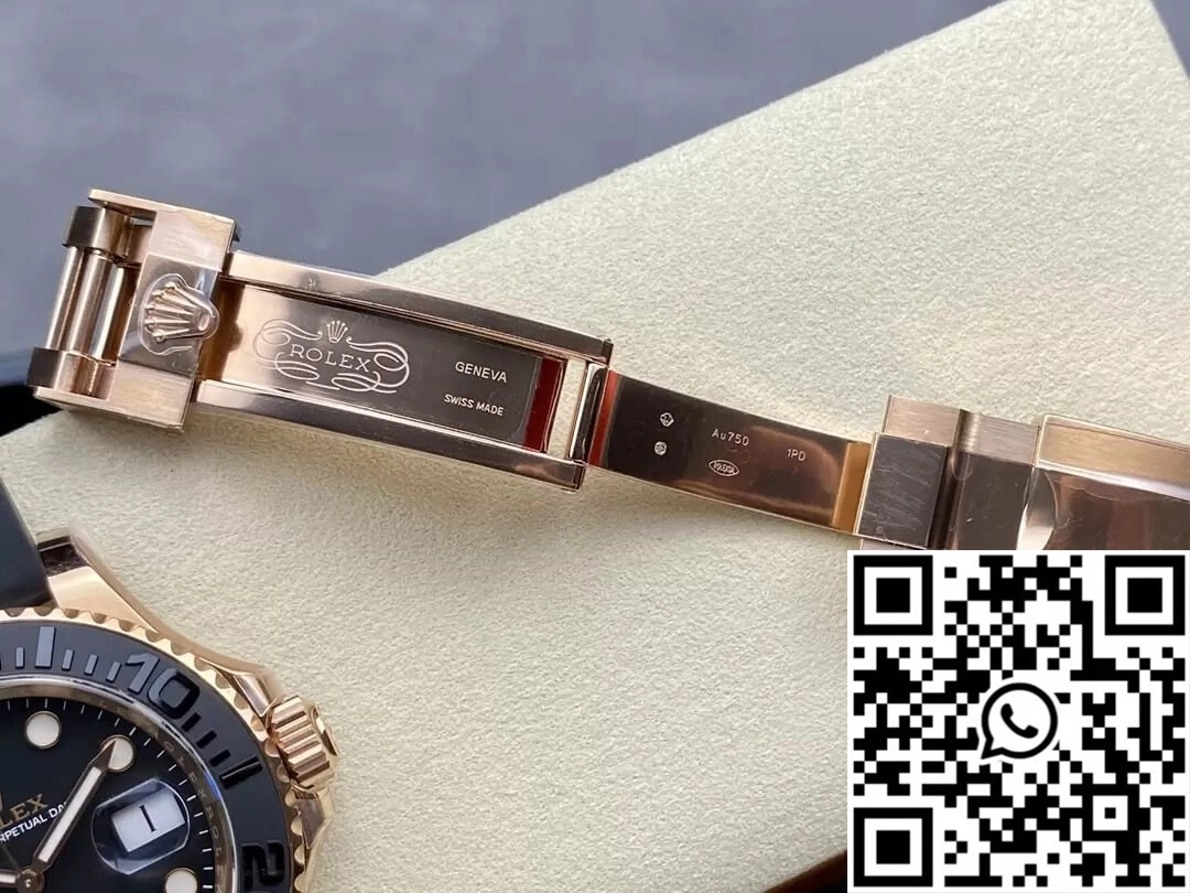 Rolex Yacht Master M126655-0002 Clean Factory Rose Gold Black Dial