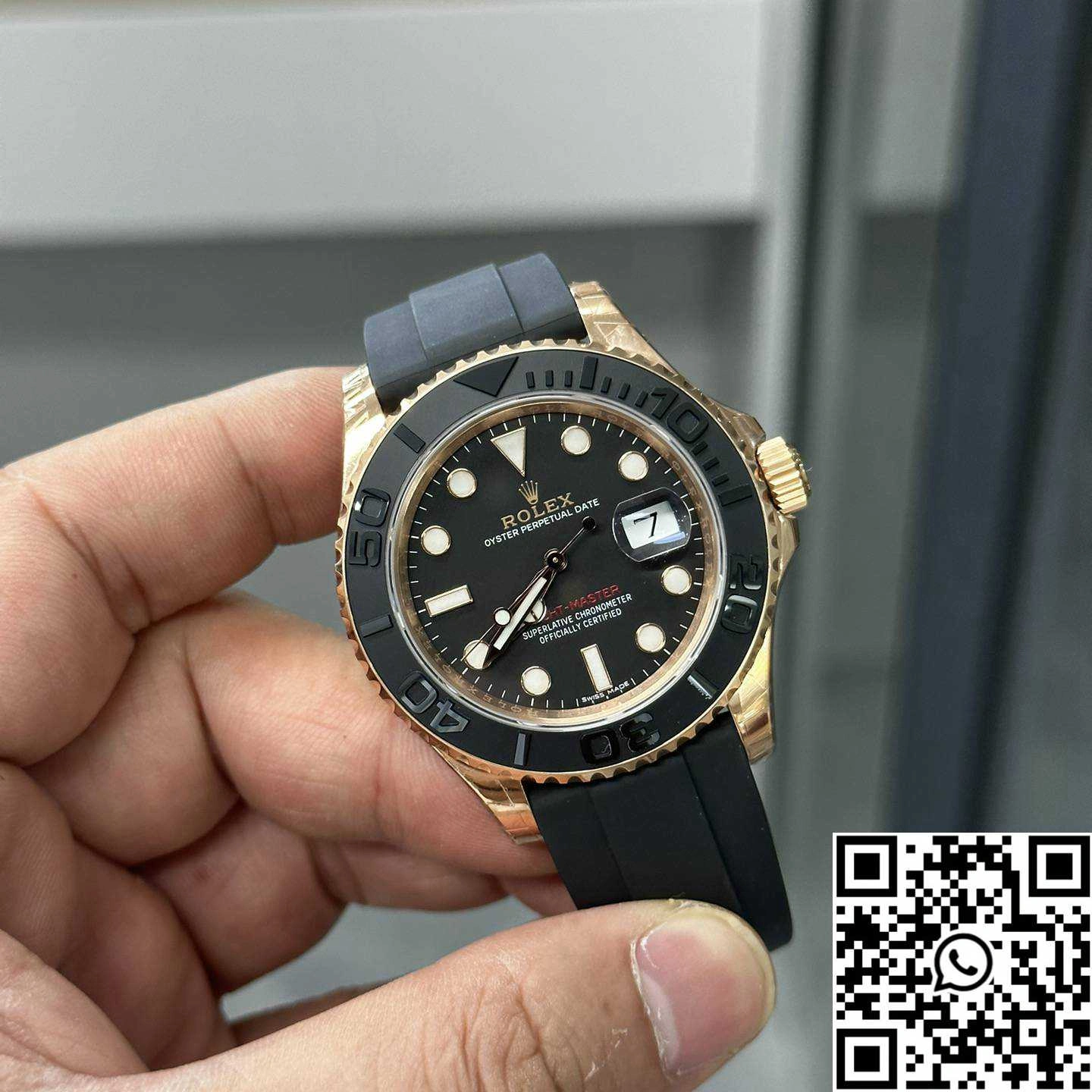 Rolex Yacht Master M126655-0002 VS Factory Rose Gold Black Dial