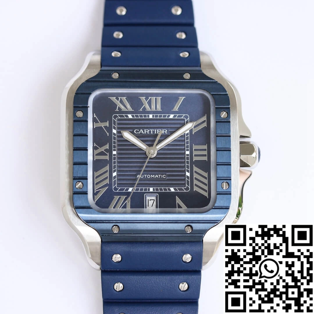 Santos De Cartier GF Factory Blue Bezel