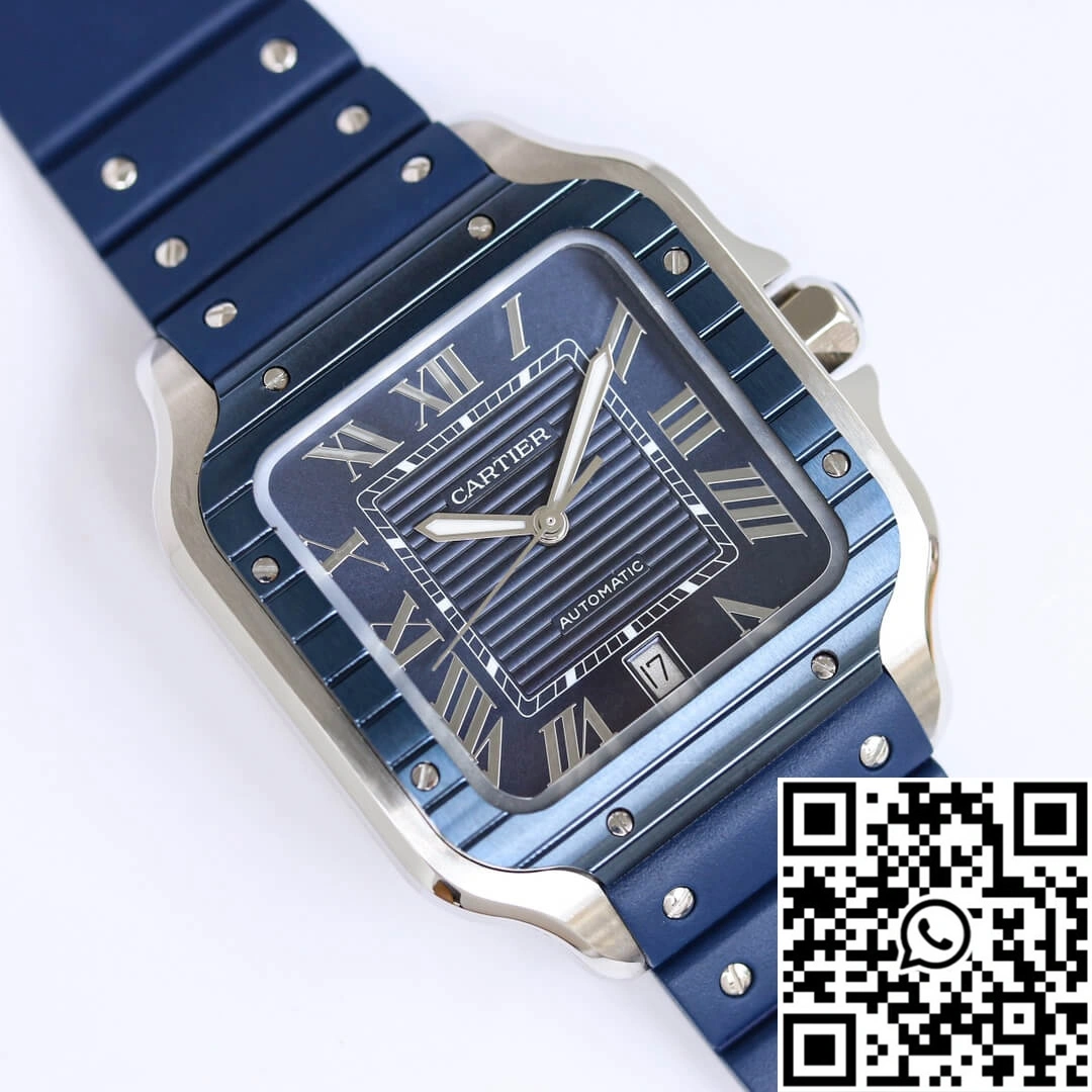 Santos De Cartier GF Factory Blue Bezel