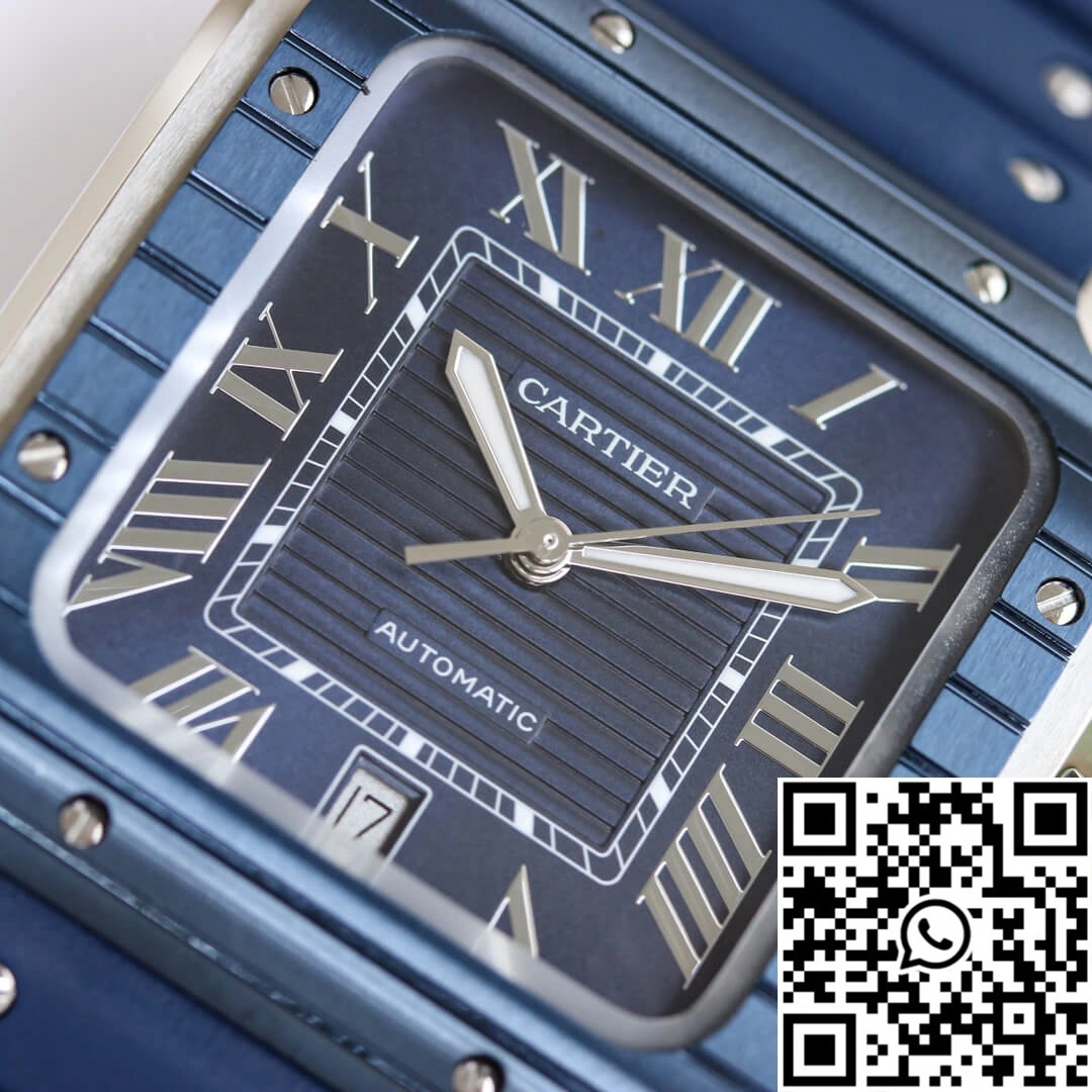 Santos De Cartier GF Factory Blue Bezel