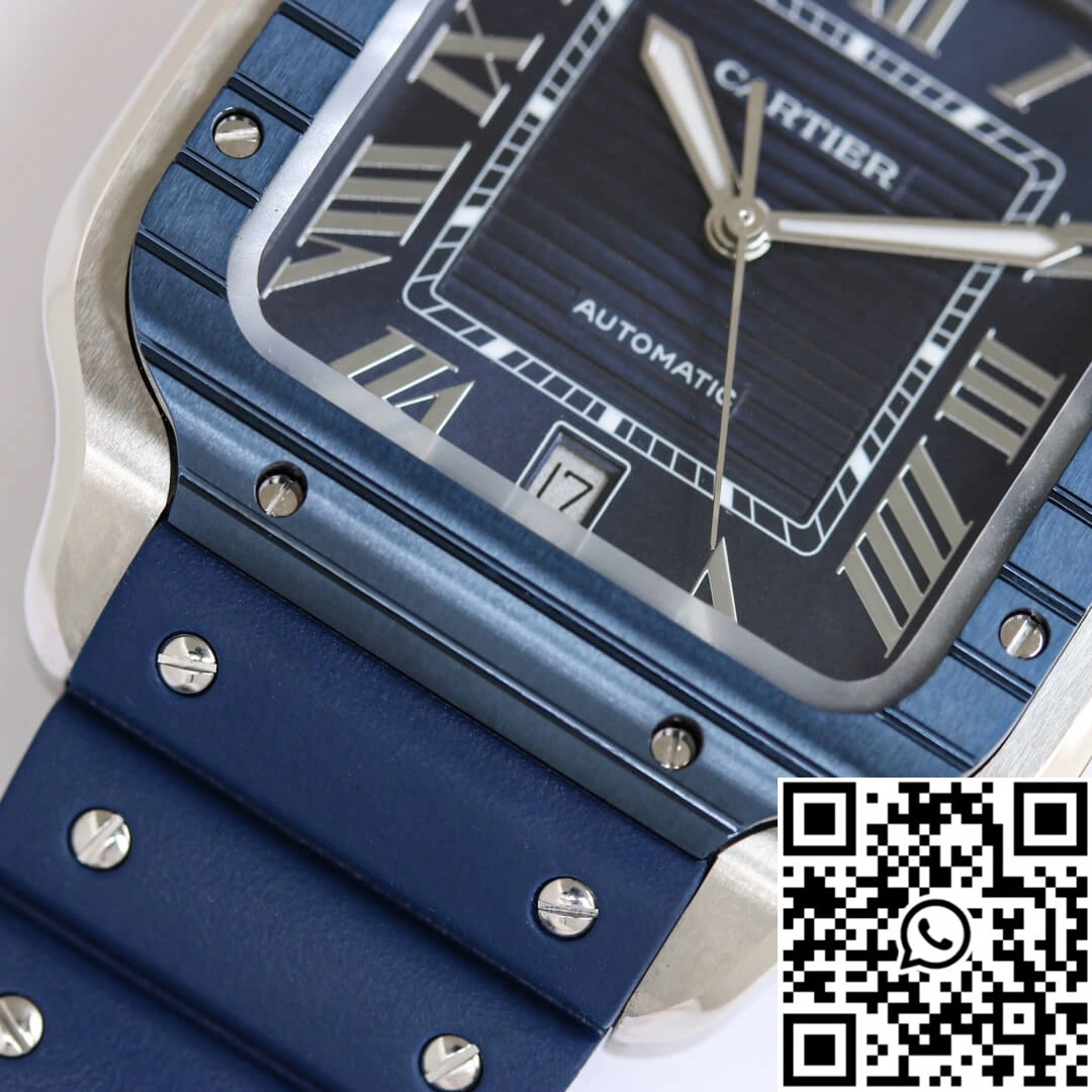 Santos De Cartier GF Factory Blue Bezel