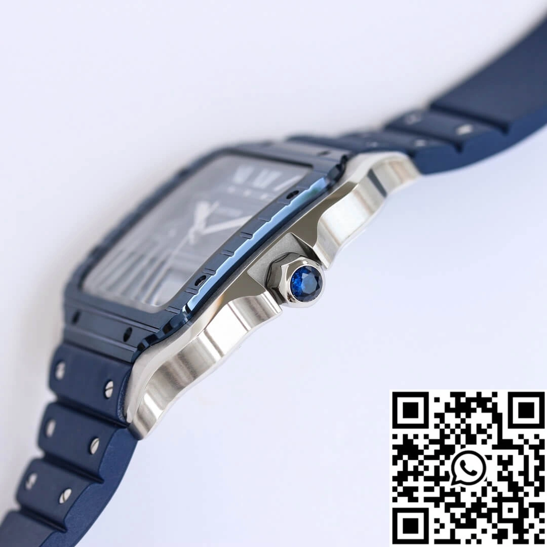 Santos De Cartier GF Factory Blue Bezel