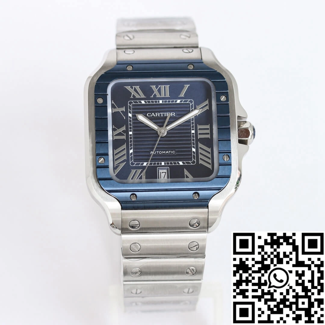 Santos De Cartier GF Factory Stainless Steel Blue Dial