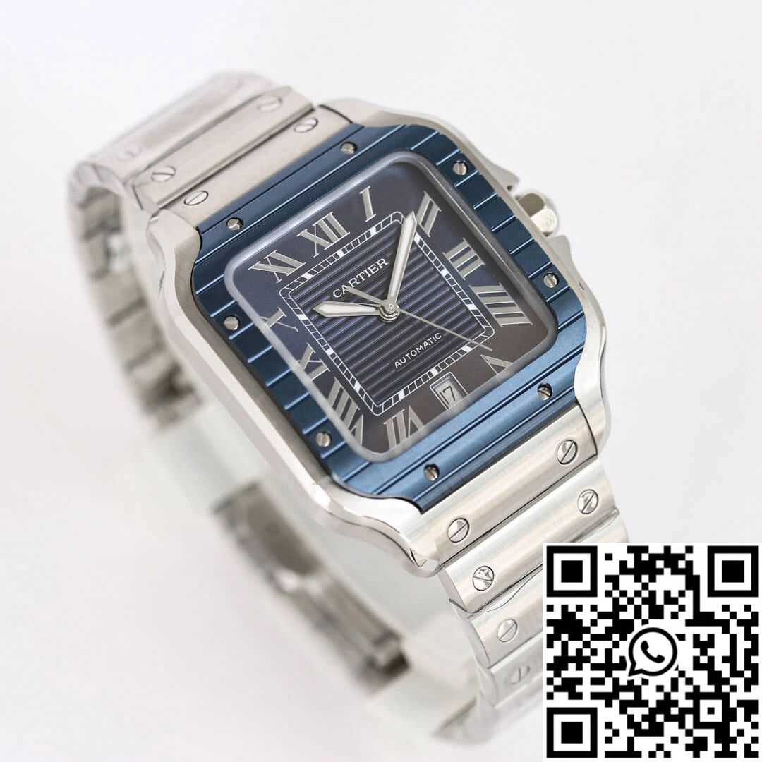 Santos De Cartier GF Factory Stainless Steel Blue Dial