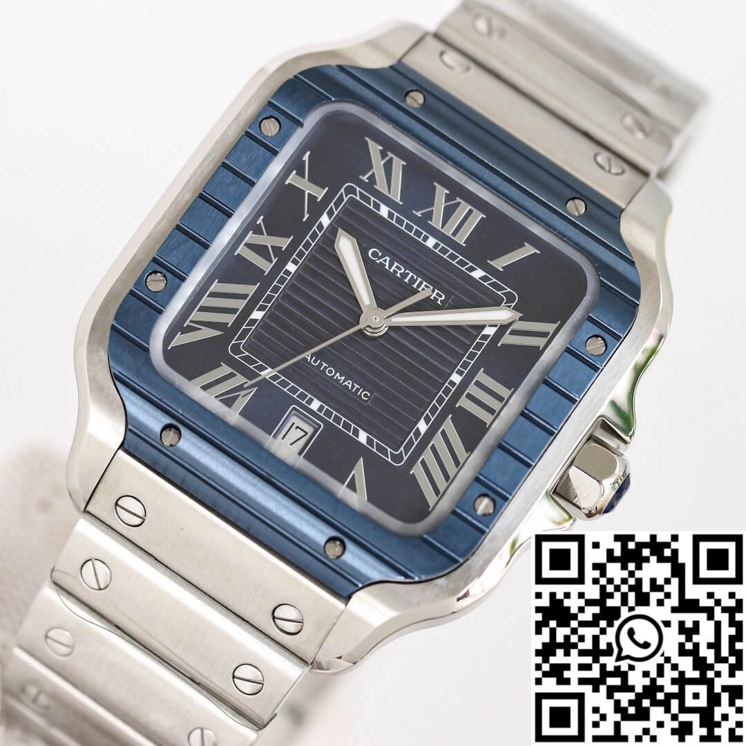 Santos De Cartier GF Factory Stainless Steel Blue Dial