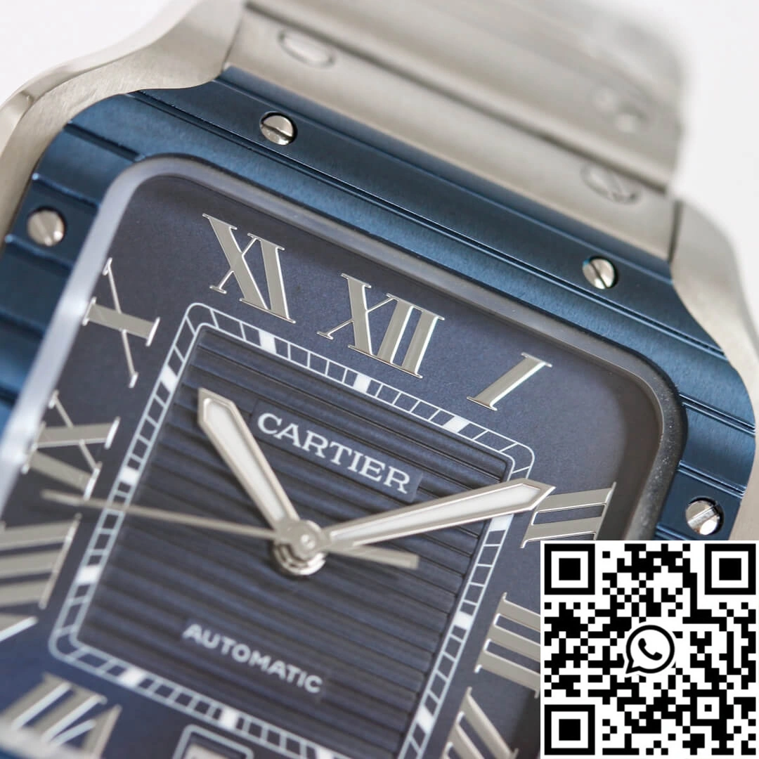 Santos De Cartier GF Factory Stainless Steel Blue Dial