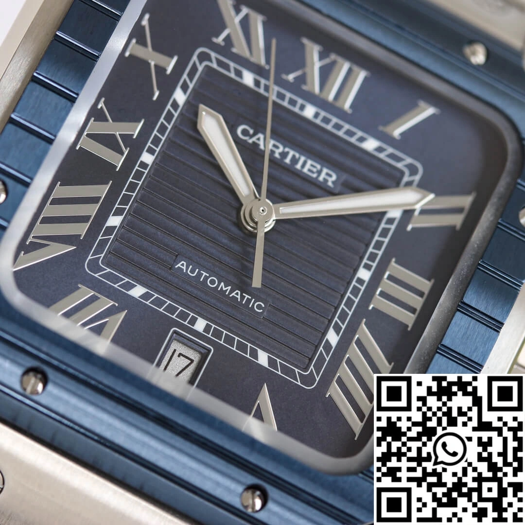Santos De Cartier GF Factory Stainless Steel Blue Dial
