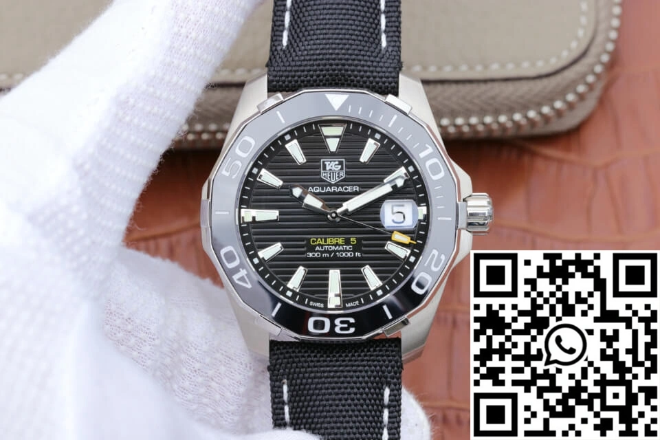 Tag Heuer Aquaracer 300M WAY211A.FC6362 V6 Factory Black Dial