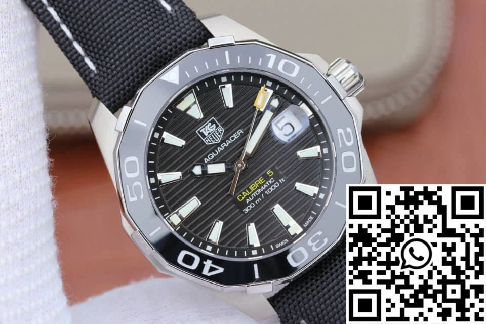 Tag Heuer Aquaracer 300M WAY211A.FC6362 V6 Factory Black Dial