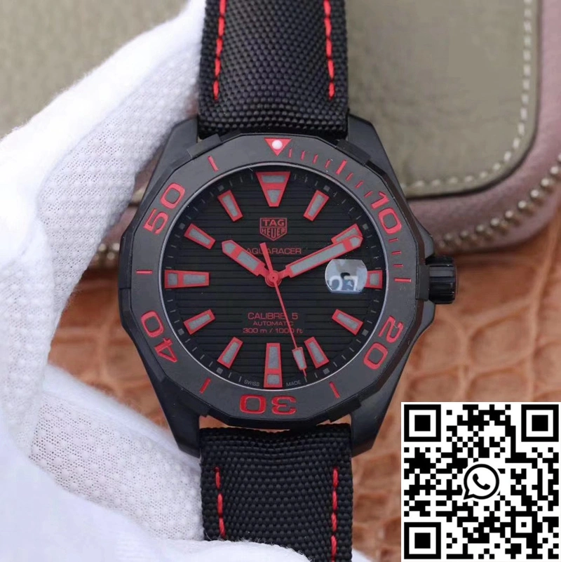 Tag Heuer Aquaracer WAY208C.RHZ4937 V6 Factory Black Dial